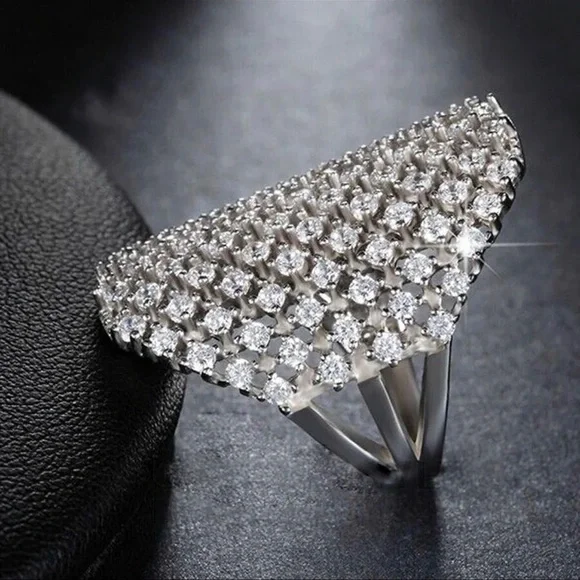 Gorgeous Zircon Statement Ring